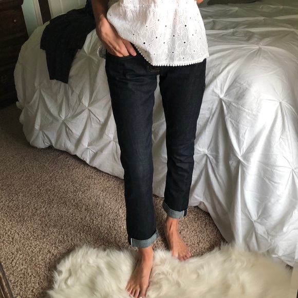 Gap Selvage Straight Button Fly Denim Jeans - Picture 3 of 6